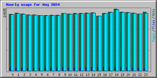 Hourly usage for May 2024